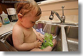 babies, bath, boys, horizontal, indy june, infant, jacks, sink, sink bath, photograph