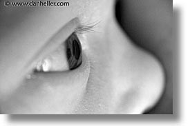 babies, black and white, boys, eyes, horizontal, infant, jacks, macro, photograph