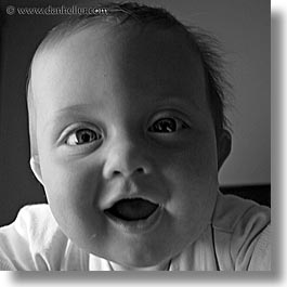 babies, black and white, boys, faces, infant, jacks, march, square format, photograph