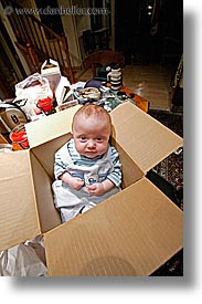 babies, boxes, boys, infant, jacks, vertical, photograph
