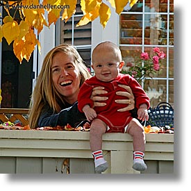 babies, boys, fences, infant, jack and jill, jacks, leafy, parents, square format, photograph