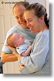 babies, boys, infant, jacks, mirrors, parents, portraits, vertical, photograph