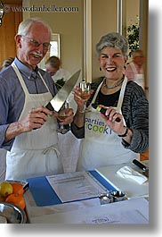 apron, bob, clothes, cooks, couples, diane, men, people, personal, senior citizen, slow exposure, vertical, photograph