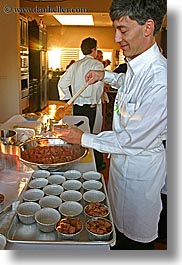 apron, bread, clothes, cooks, foods, gary, men, people, personal, pudding, vertical, photograph