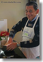 apron, clothes, cooking, cooks, foods, joe, men, people, personal, senior citizen, vertical, photograph