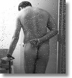 black and white, dans, personal, self-portrait, showers, square format, photograph